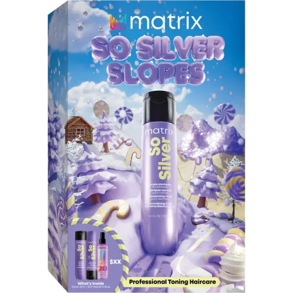 Matrix So Silver darčeková sada neutralizujúci žlté tóny
