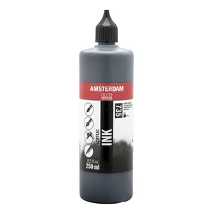 Akrylový inkoust Amsterdam 250 ml - 735 Oxide Black