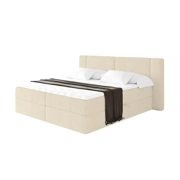 ALTDECOR POSTEL boxspring s matrací H4 - EVON - 200x200 cm Béžová