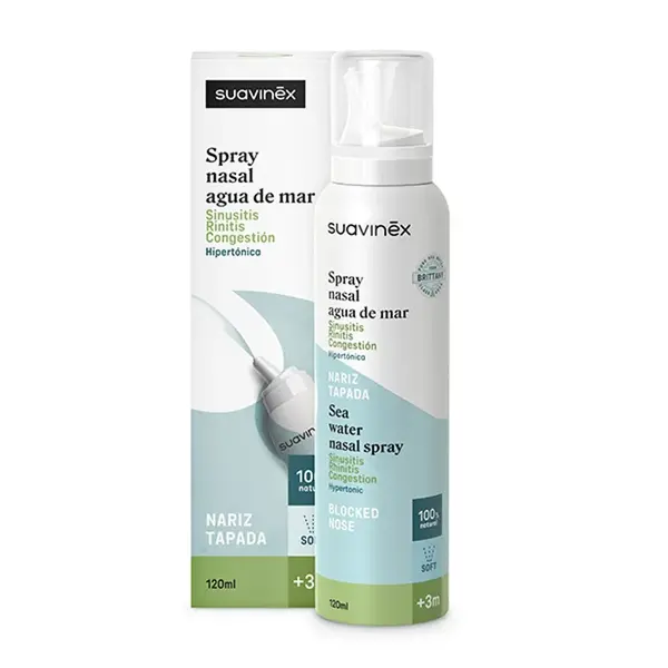 Suavinex Nosní sprej hypertonický 120 ml
