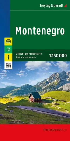 Černá Hora 1:150 000 / automapa + volnočasová mapa