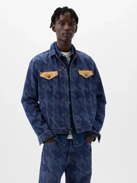 GAP Pánská Džínová bunda Gap × Dapper Dan Unisex 890844-00 Velikost: S