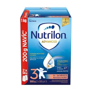 NUTRILON 3 Advanced Batoľacie mlieko od ukončeného 12. mesiaca 1000 g