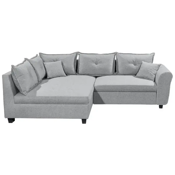 Livetastic ROHOVÁ SEDAČKA, textil, šedá