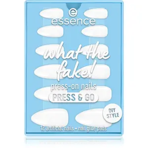 essence WHAT THE FAKE! umelé nechty 02 bare white