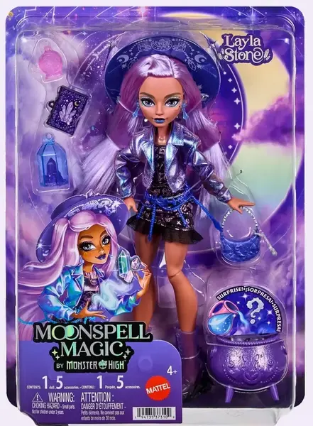 Monster High Čarodějka - Crystal