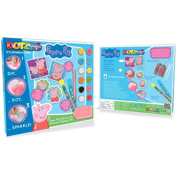 Dotzies Diamantové maľovanie Peppa Pig Veľká sada