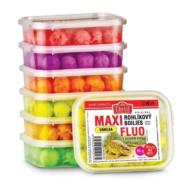 Chytil rohlíkové boilies maxi fluo 20 mm 65 g - amur