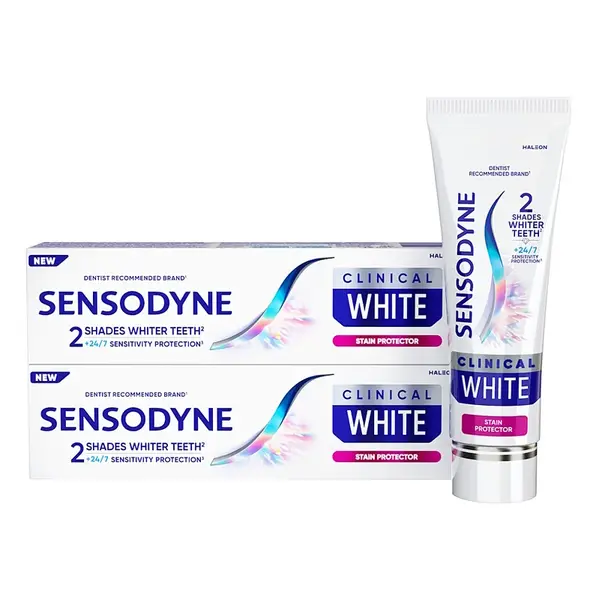 SENSODYNE Clinical White zubná pasta 2x75 ml
