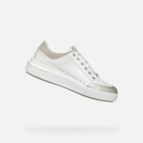 Bílé dámské tenisky Geox Dalyla - Dámské