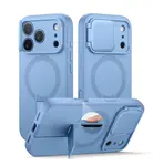 Suritch MagSafe Kickstand Camprotector obal iPhone 17 Pro Max / 18 Pro Max, světle modrý