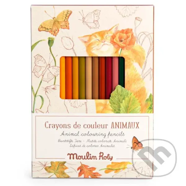 Pastelky Zvířecí barvy s omalovánkami