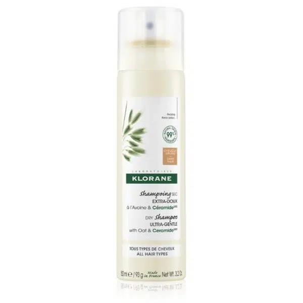 Klorane Suchý šampon oves - tmavé vlasy 150 ml