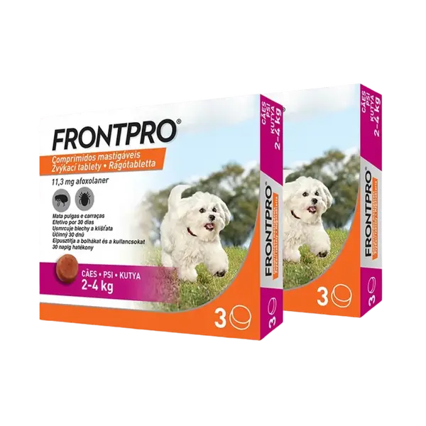 Frontpro antiparazitární žvýkací tablety pro psy (2-4 kg) 6 tablet