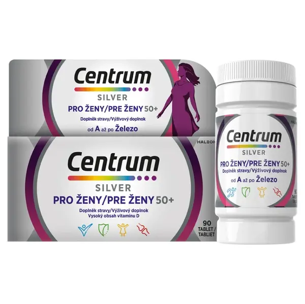 Centrum Silver pro ženy 50+ 90 tablet