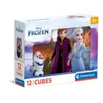 Obrázkové kocky - Frozen, 12 kociek
