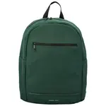 Módní dámský pogumovaný batoh Caliope, tmavě zelený