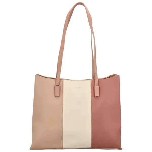 Dámská koženková kabelka Chic, růžová