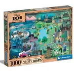 Puzzle 1000 dielikov - Disney mapa 101 dalmatíncov