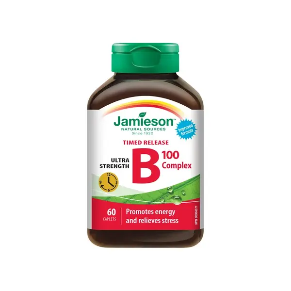 Jamieson B-komplex 100mg S Postupným Uvolň.tbl.60