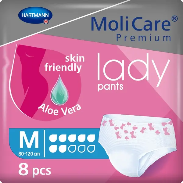 Molicare Premium Lady pants navlékací absorpční kalhotky 7 kapek M 2x8 kusů Akční balení