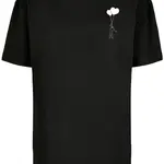 Women's T-shirt Love In The Air Oversized black