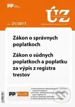 Úplné znenia zákonov 21/2017 (Zákon o správnych poplatkoch, Zákon o súdnych poplatkoch a poplatku za výpis z registra trestov)
