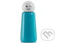 Skittle Bottle Mini 300ml - Sky Blue & White wink