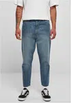 Men's Cropped Tapered Jeans Blue