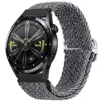 BStrap Braid Nylon remienok na Samsung Galaxy Watch Active 2 40/44mm, gray black