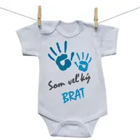 Boodyy Body s krátkym rukávom Som veľký brat 62 (2-4 mesiace)