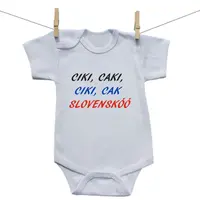 Boodyy Body s krátkym rukávom Ciki, caki, ciki, cak 86 (12-18 mesiacov)