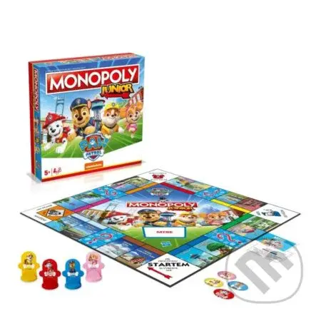 Monopoly Junior Tlapková patrola CZ - neuveden