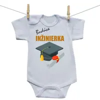 Boodyy Body s krátkym rukávom Budúca inžinierka 50 (0 mesiacov)
