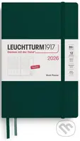 Week Planner 2026 Paperback (B6+) Forest Green