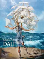 Nástenný kalendár Salvador Dalí 2026 (univerzálne kalendárium)