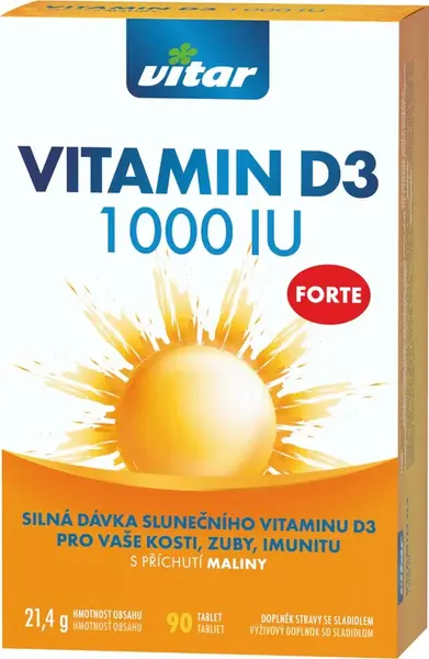 Revital Vitamín D3 FORTE 1 000 IU