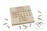 Solitér - Dřevěná hra ve fólii - hra z kategorie Domino, hlavolamy