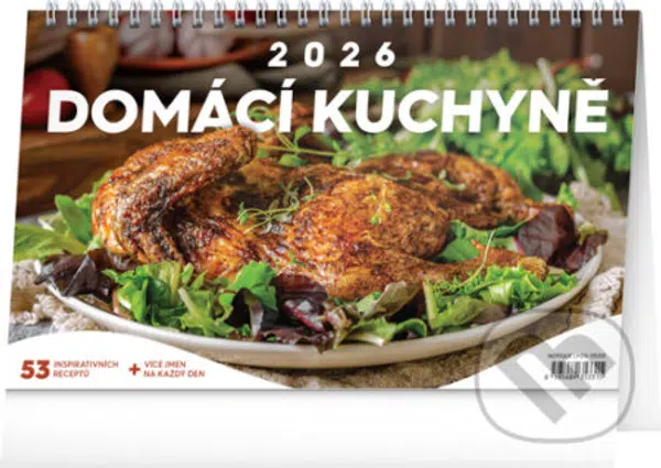 NOTIQUE Stolní kalendář Domácí kuchyně 2026 (řádky)