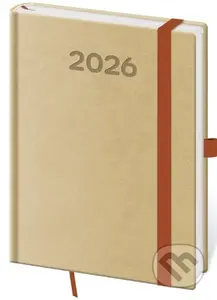 Týdenní diář 2026 B6 Print Pop cappuccino