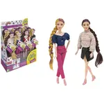 Módna bábika Olly - 12 druhov oblečenia-SBELLETTI