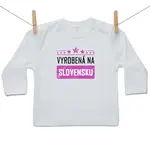 Boodyy Tričko s dlhým rukávom Vyrobená na Slovensku 80 (9-12 mesiacov)