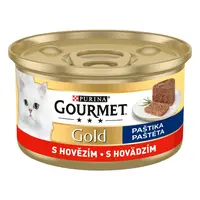 Gourmet Gold konzerva pre mačky hovädzie paštéta 85 g