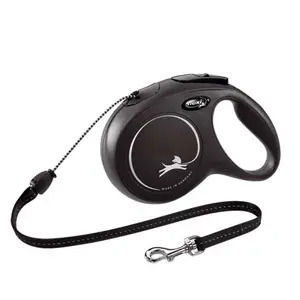 Vodítko Flexi Classic New lanko M čierne 8m