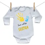 Boodyy Body s dlhým rukávom Som veľká sestra 92 (18-24 mesiacov)