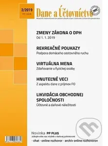 Dane a účtovníctvo 2/2019