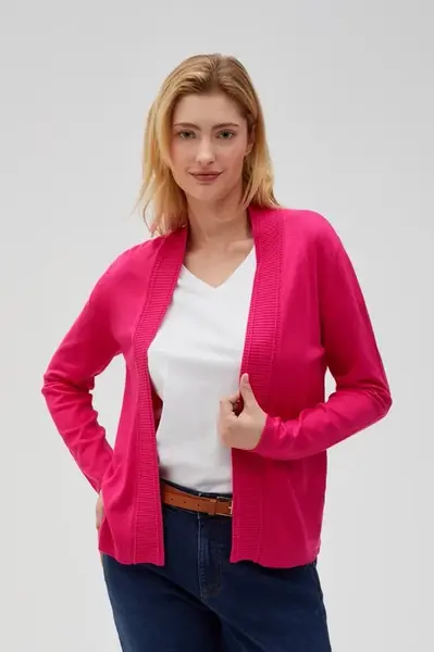 Marisse Women's Sweater L-Sw-4603 Fuchsia