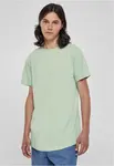 Shaped long T-shirt vintage green