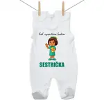 Boodyy Dupačky Keď vyrastiem budem sestrička 68 (3-6 mesiacov)