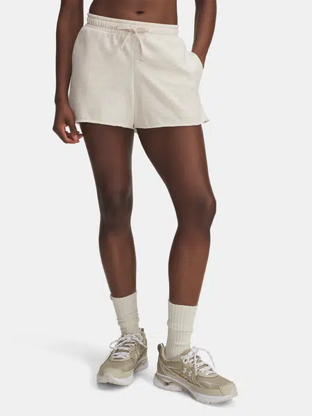 Dámské kraťasy Under Armour UA Rival Terry Short-BRN - Dámské